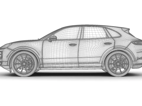 Porsche Cayenne 2025 3D Model