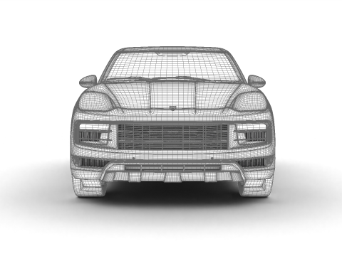 Porsche Cayenne 2025 3D Model