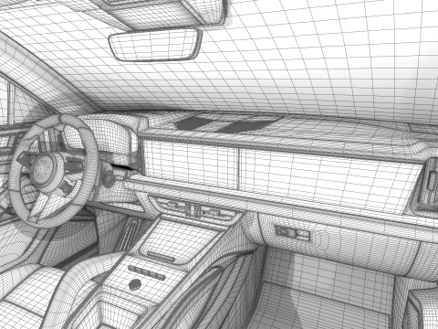 Porsche Cayenne 2025 3D Model