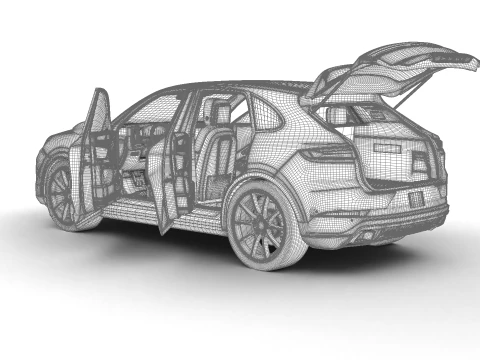 Porsche Cayenne 2025 HQ 3D Model