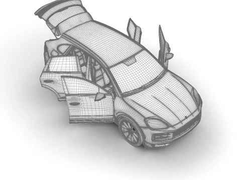 Porsche Cayenne 2025 HQ 3D Model