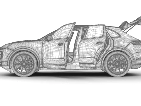 Porsche Cayenne 2025 HQ 3D Model