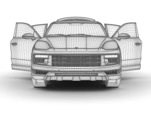 Porsche Cayenne 2025 HQ 3D Model
