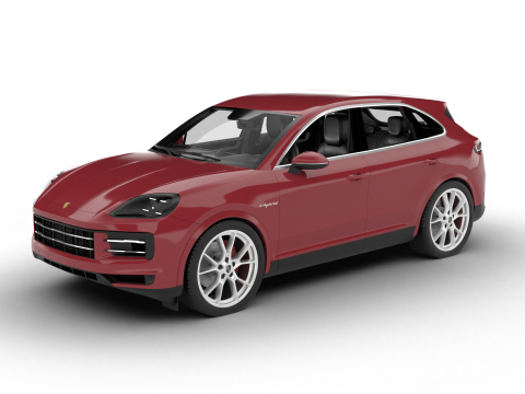 Porsche Cayenne S E-Hybrid 2025 Modello 3D