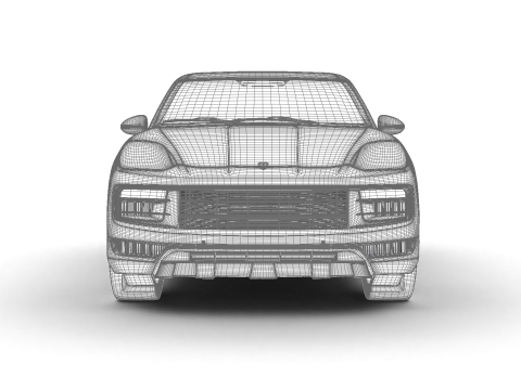 Porsche Cayenne S E-Hybrid 2025 Modello 3D