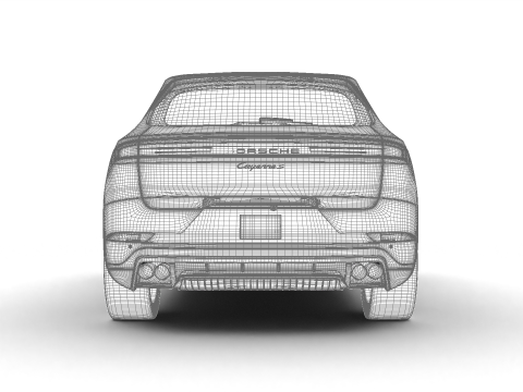 Porsche Cayenne S E-Hybrid 2025 Modello 3D