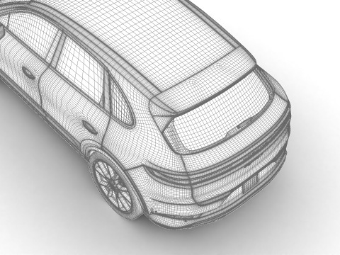 Porsche Cayenne S E-Hybrid 2025 Modello 3D