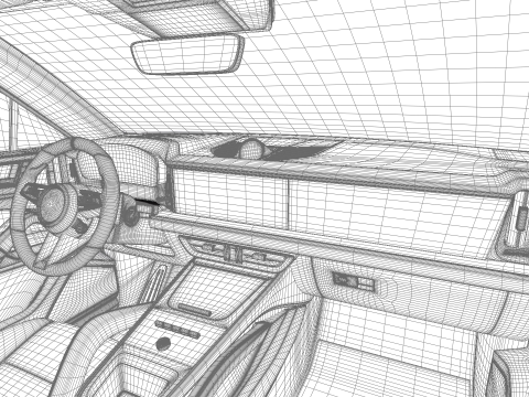 Porsche Cayenne S E-Hybrid 2025 Modello 3D