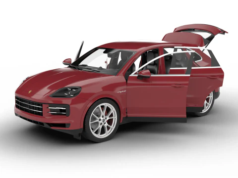 Porsche Cayenne S E-Hybrid 2025 HQ 3D Model