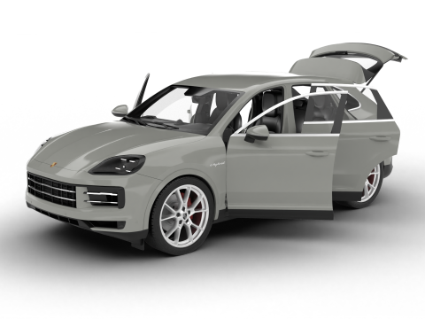 Porsche Cayenne S E-Hybrid 2025 HQ Modello 3D