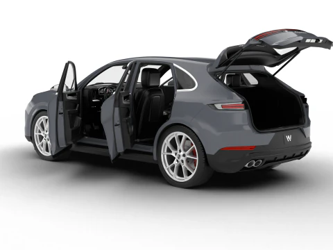 Porsche Cayenne S E-Hybrid 2025 HQ 3D Model