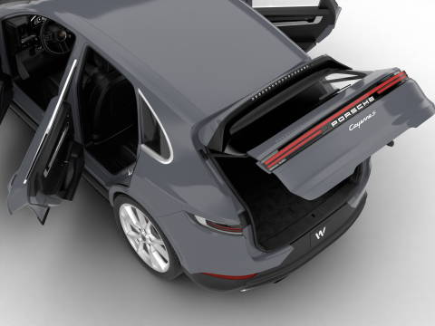 Porsche Cayenne S E-Hybrid 2025 HQ Modello 3D