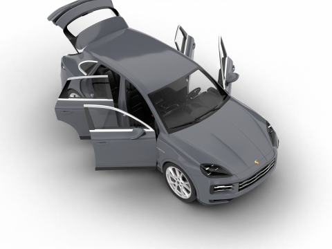 Porsche Cayenne S E-Hybrid 2025 HQ Modello 3D