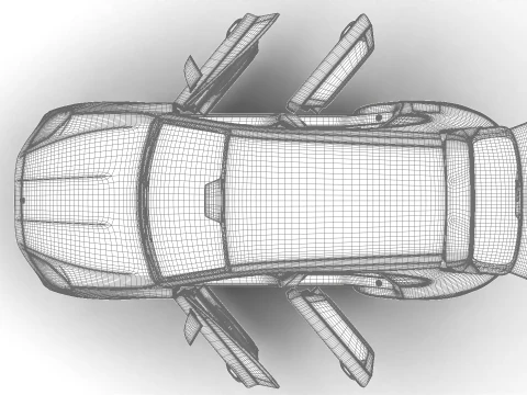 Porsche Cayenne S E-Hybrid 2025 HQ 3D Model