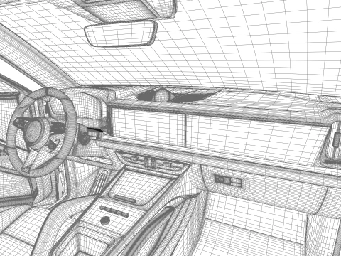 Porsche Cayenne S E-Hybrid 2025 HQ 3D Model