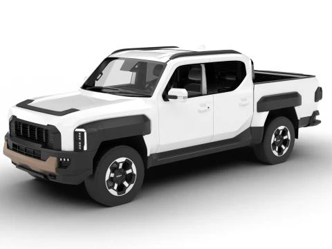 Kia Tasman 2026 3D Model