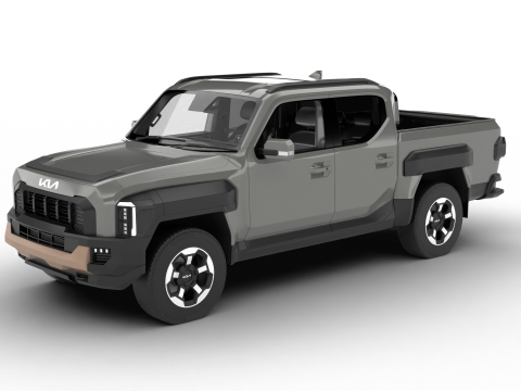 Kia Tasman 2026 Modelo 3D