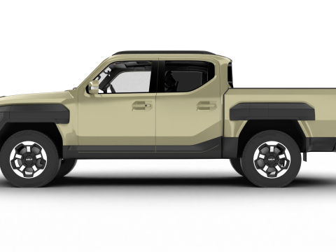 Kia Tasman 2026 Modelo 3D