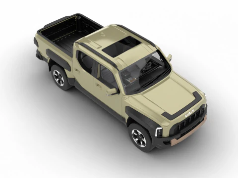 Kia Tasman 2026 3D Model