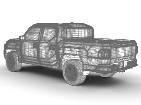 Kia Tasman 2026 3D Model