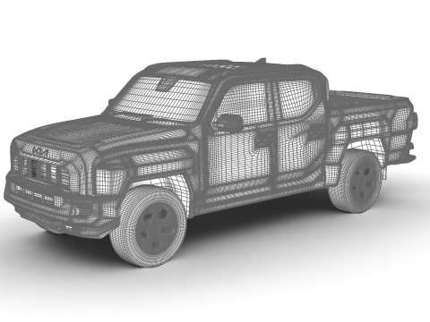 Kia Tasman 2026 Modelo 3D