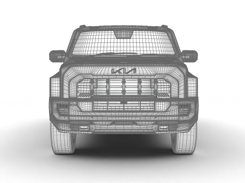 Kia Tasman 2026 Modelo 3D