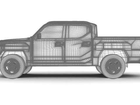 Kia Tasman 2026 Modelo 3D