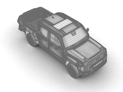 Kia Tasman 2026 3D Model
