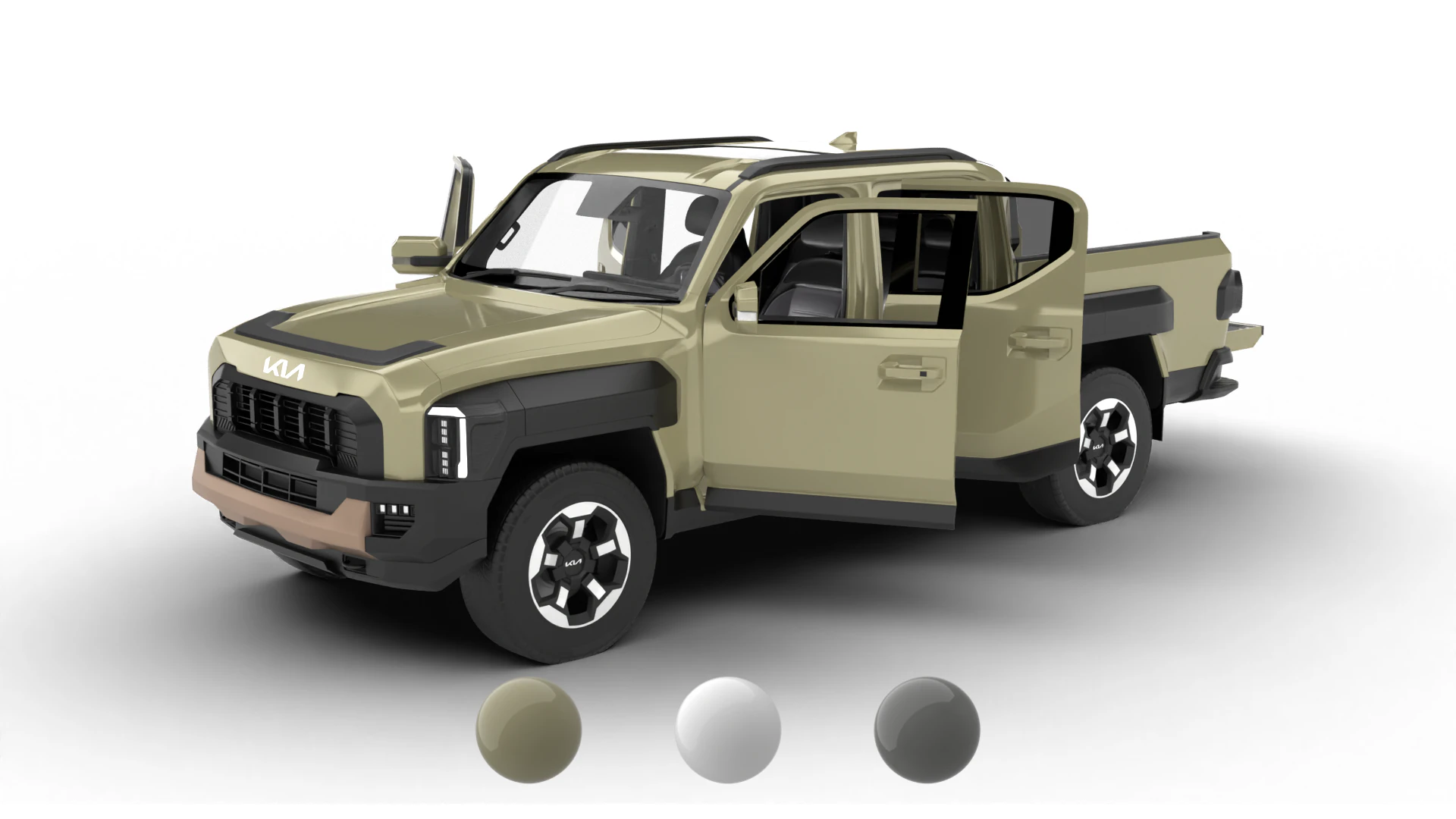 Sede centrale Kia Tasman 2026 Modello 3D .c4d .max .obj .3ds .fbx .stl .blend