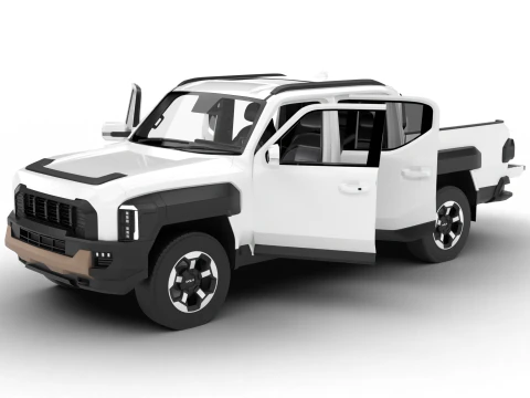 Sede centrale Kia Tasman 2026 Modello 3D