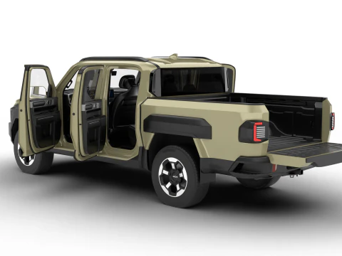 Sede centrale Kia Tasman 2026 Modello 3D