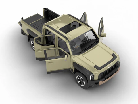 Sede centrale Kia Tasman 2026 Modello 3D