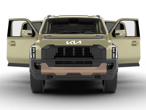 Sede centrale Kia Tasman 2026 Modello 3D