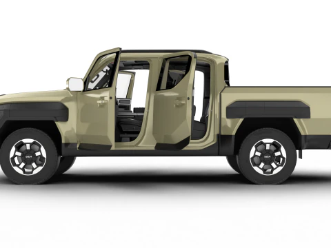 Sede centrale Kia Tasman 2026 Modello 3D