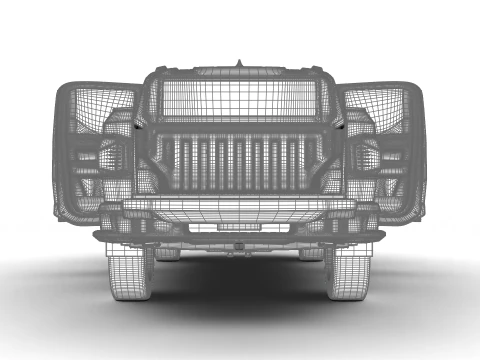 Sede centrale Kia Tasman 2026 Modello 3D