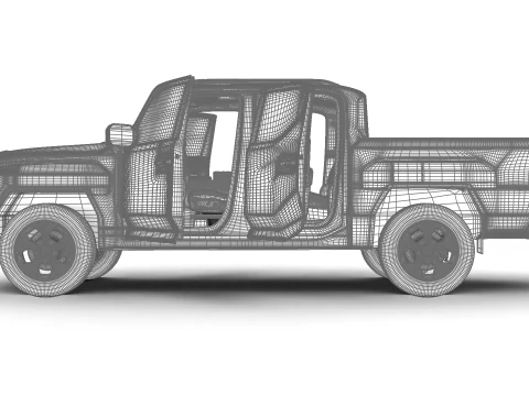 Sede centrale Kia Tasman 2026 Modello 3D
