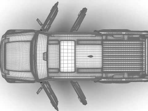 Sede centrale Kia Tasman 2026 Modello 3D