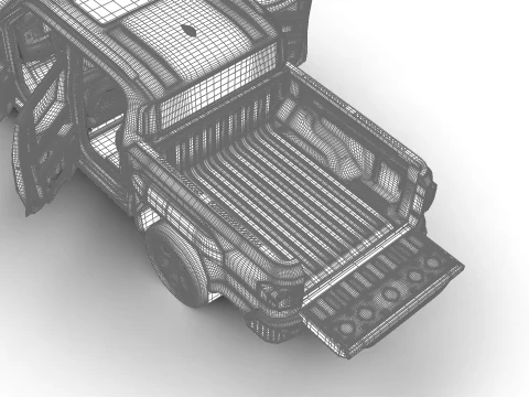 Sede centrale Kia Tasman 2026 Modello 3D