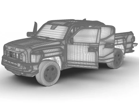 Sede centrale Kia Tasman 2026 Modello 3D