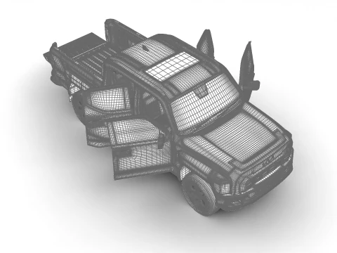 Sede centrale Kia Tasman 2026 Modello 3D