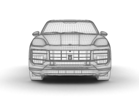 Porsche Cayenne Edizione Nera 2025 Modello 3D