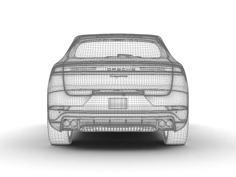 Porsche Cayenne Edizione Nera 2025 Modello 3D