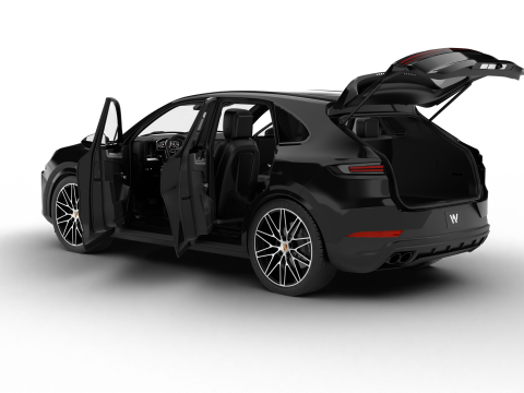 Porsche Cayenne Black Edition HQ 2025 Modello 3D