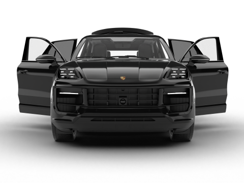 Porsche Cayenne Black Edition HQ 2025 Modello 3D
