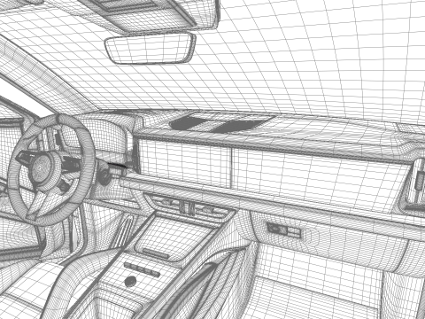 Porsche Cayenne Black Edition HQ 2025 Modello 3D