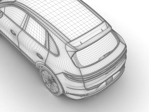 Porsche Cayenne GTS 2025 3D Model