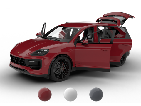 Porsche Cayenne GTS 2025 HQ 3D Модель