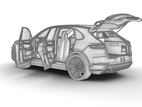 Porsche Cayenne GTS 2025 Sede Modelo 3D