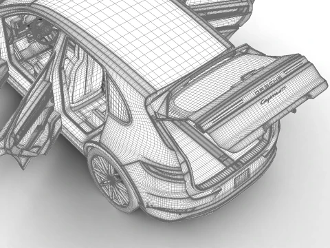 Porsche Cayenne GTS 2025 Sede Modelo 3D