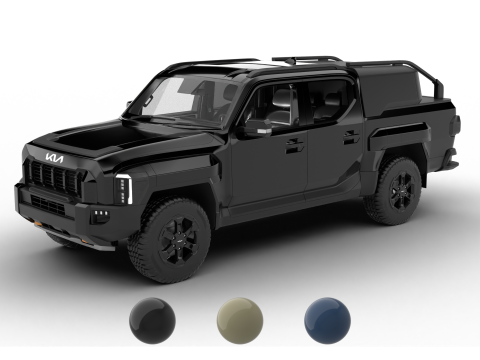 Киа Тасман Кастомизированный 2026 3D Модель